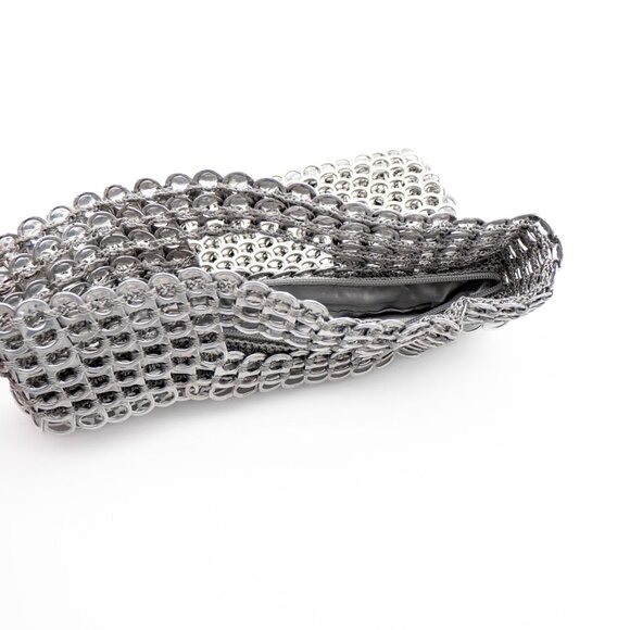 Handmade Silver Pop-Top Clutch Bag By Escama Studio - Picture 3 of 5